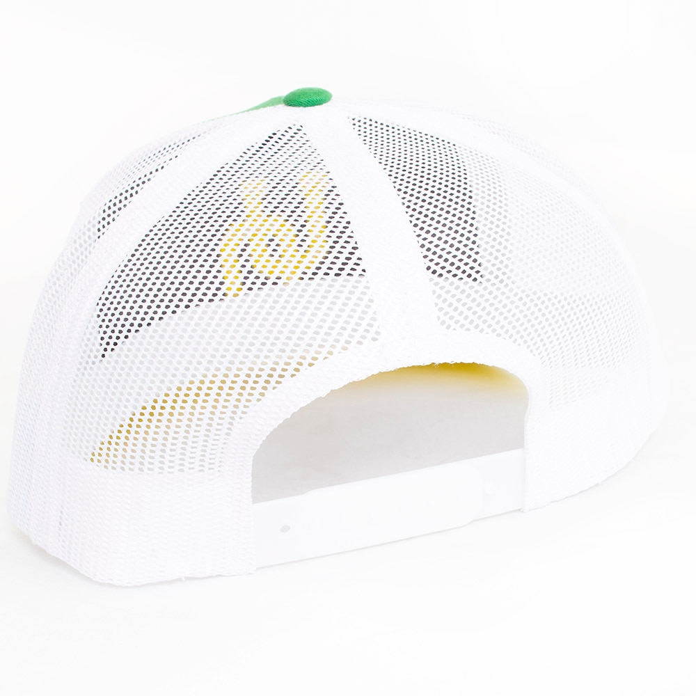 Interlocking UO, Richardson, Green, Curved Bill, Polyester Blend, Accessories, Unisex, Mesh Design, Adjustable, Hat, 614294